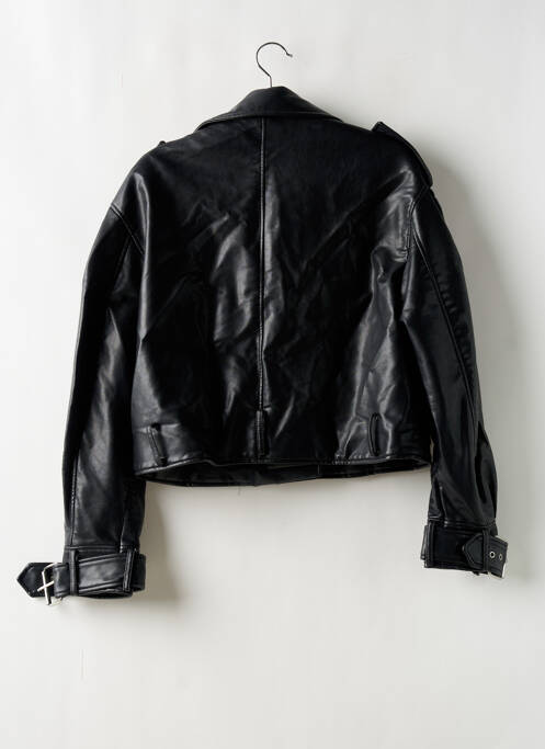 Veste simili cuir noir ZARA pour femme