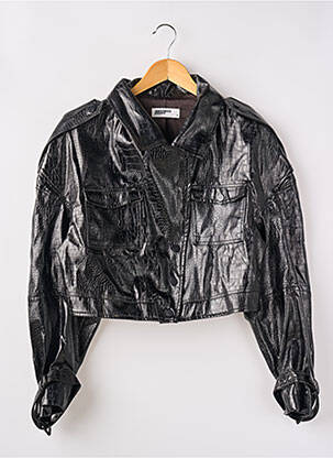 Veste simili cuir poches noir MISTRESS ROCKS femme
