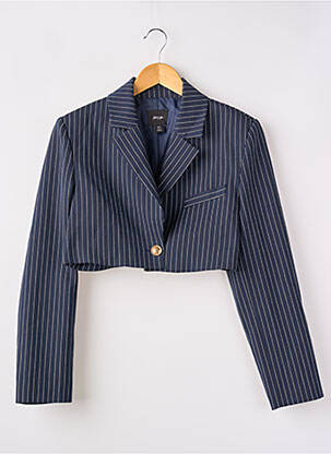 Blazer coupe cintrée bleu NASTY GAL femme