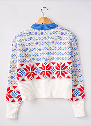 Pull stretch manches longues bleu BOOHOO femme