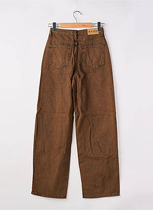 Jeans coupe large taille normale taille normale marron NA-KD femme