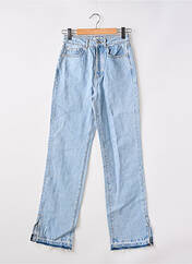 Jeans coupe large bleu NA-KD pour femme seconde vue