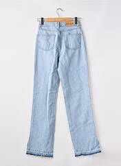 Jeans coupe large bleu NA-KD pour femme seconde vue