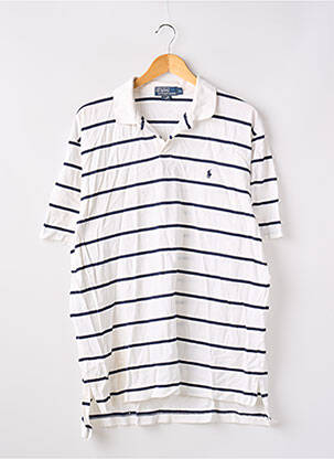 Polo blanc RALPH LAUREN pour homme