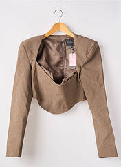 Veste casual marron PRETTY LITTLE THING pour femme seconde vue