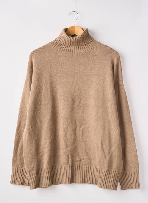 Pull col roulé marron PRETTY LITTLE THING pour femme