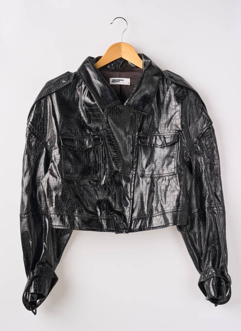 Veste simili cuir noir MISTRESS ROCKS pour femme