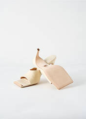 Mules/Sabots beige INGILIZ pour femme seconde vue