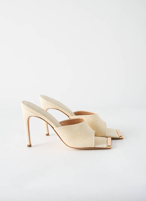 Mules/Sabots beige INGILIZ pour femme