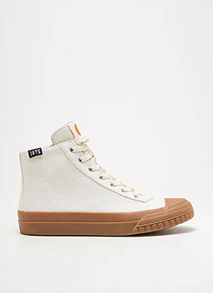 Baskets bout rond talon plat jusqu'à 3cm blanc CAMPER femme