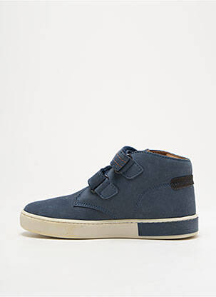 Baskets nubuck bout rond bleu PRIMIGI garçon