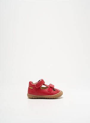 Sandales/nu pieds matière lisse bout rond rouge PRIMIGI garçon