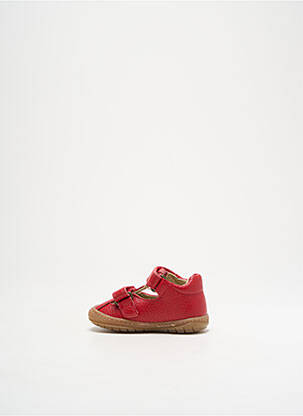 Sandales/nu pieds matière lisse bout rond rouge PRIMIGI garçon