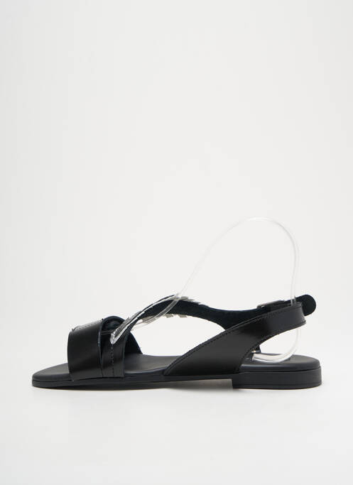 Sandales/nu pieds tissage satiné chiquet noir PRIMIGI fille