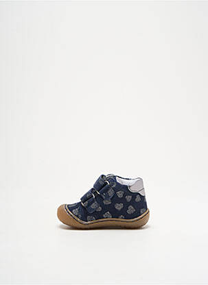 Bottillons fermeture scratch bout rond bleu BELLAMY fille