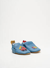 Chaussons/pantoufles matière lisse bout rond bleu BELLAMY garcon