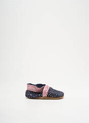 Chaussons/Pantoufles bleu BELLAMY pour fille seconde vue