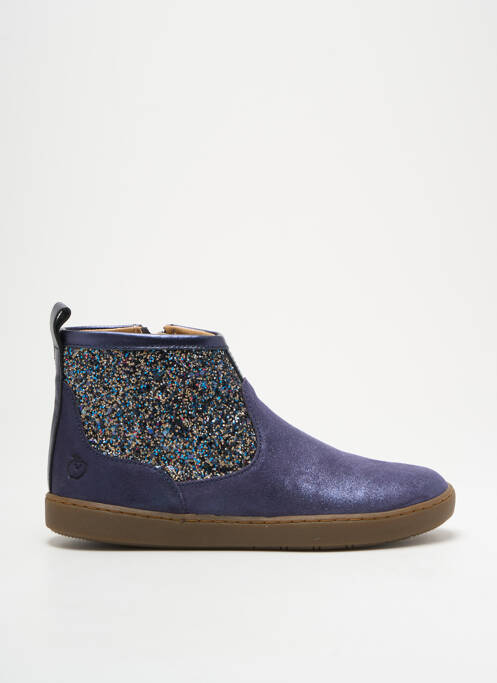 Bottines/Boots bleu SHOO POM pour fille
