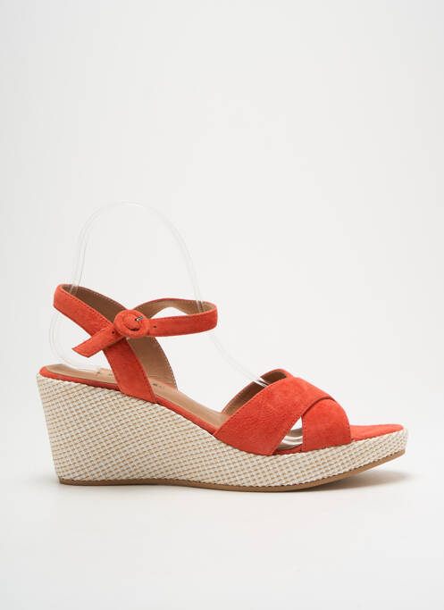 Sandales/Nu pieds orange ADIGE pour femme