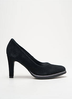 Escarpins nubuck talon de 7 à 9cm noir MYMA femme