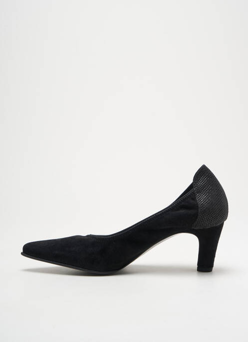 Escarpins nubuck talon de 4 à 6cm noir MYMA femme