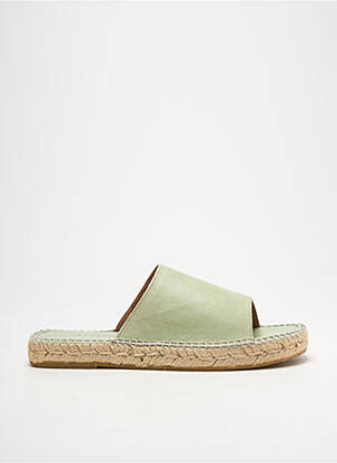 Espadrilles bout ouvert vert LORMY homme