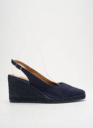 Espadrilles fermeture boucle(s) talon de 7 à 9cm bleu CASTANER femme