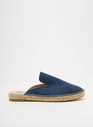 Espadrilles bout rond talon plat jusqu'à 3cm bleu NICOLE femme