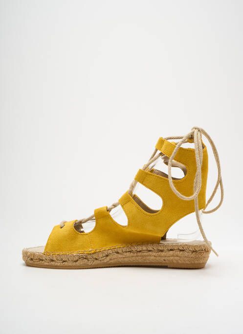 Espadrilles jaune NICOLE pour femme