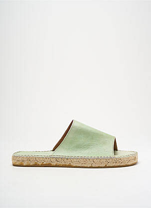 Espadrilles bout ouvert vert LORMY homme