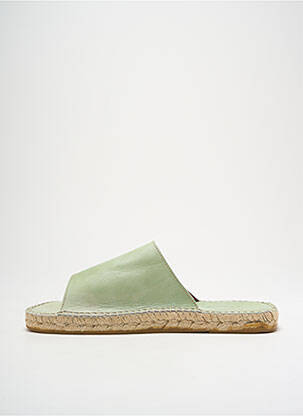 Espadrilles bout ouvert vert LORMY homme