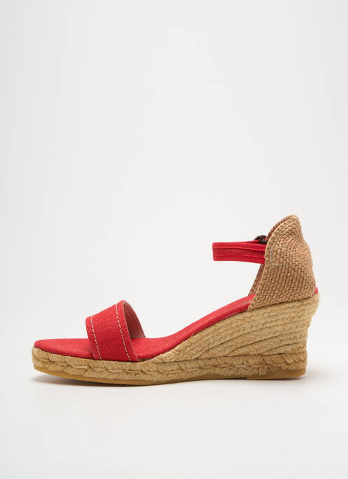 Espadrilles rouge NICOLE pour femme