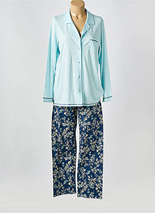 Pyjama tissage jersey bleu CALIDA femme