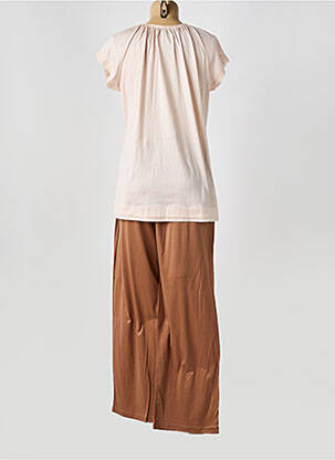 Pyjama coupe droite rose CALIDA femme