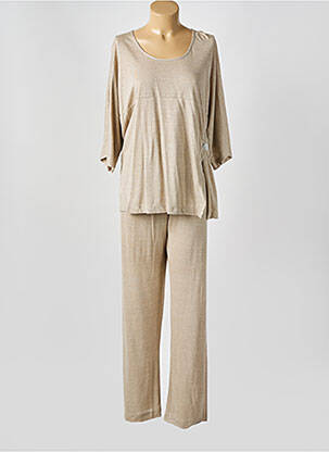 Pyjama coupe droite beige SO...SPA femme