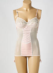 Guêpière/Porte-jarretelle rose LEJABY pour femme seconde vue