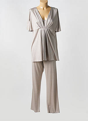Pyjama beige PLUTO pour femme
