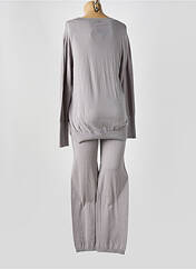 Pyjama gris CANAT pour femme seconde vue