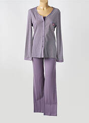 Pyjama violet EGATEX pour femme seconde vue