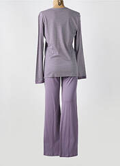 Pyjama violet EGATEX pour femme seconde vue