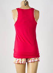 Pyjashort rouge LE CHAT pour femme seconde vue