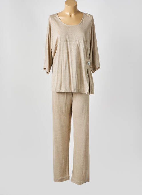 Pyjama coupe droite beige SO...SPA femme