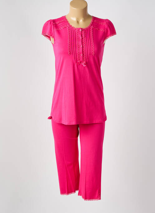 Pyjama manches courtes rose CANAT femme