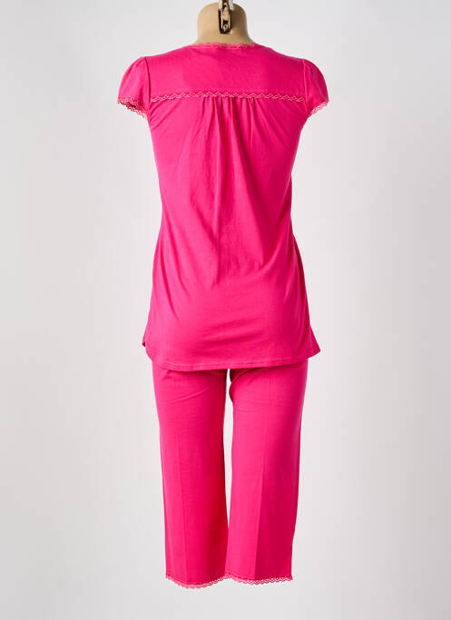 Pyjama manches courtes rose CANAT femme