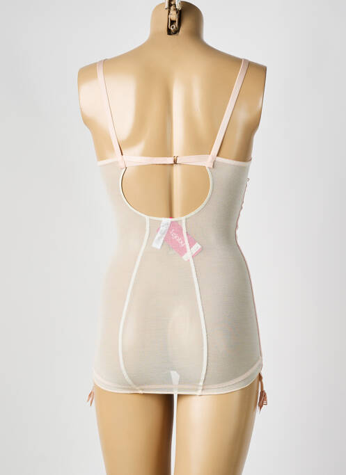 Guêpière/Porte-jarretelle rose LEJABY pour femme