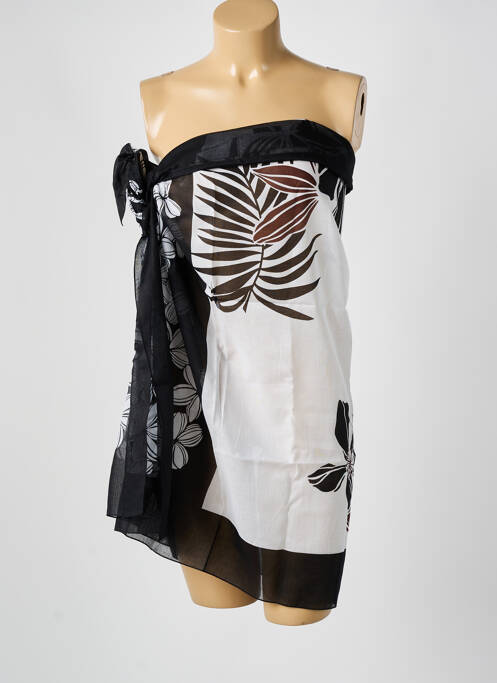 Paréo noir LIDEA pour femme