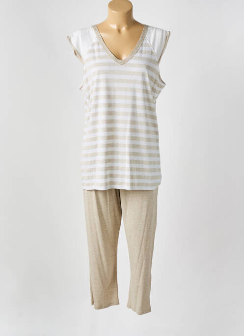 Pyjama beige LES FLANEUSES pour femme