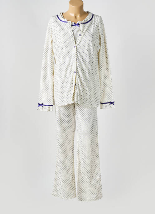 Pyjama blanc CANAT pour femme