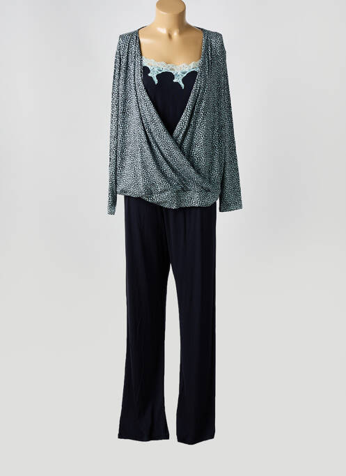 Pyjama bleu LE CHAT pour femme