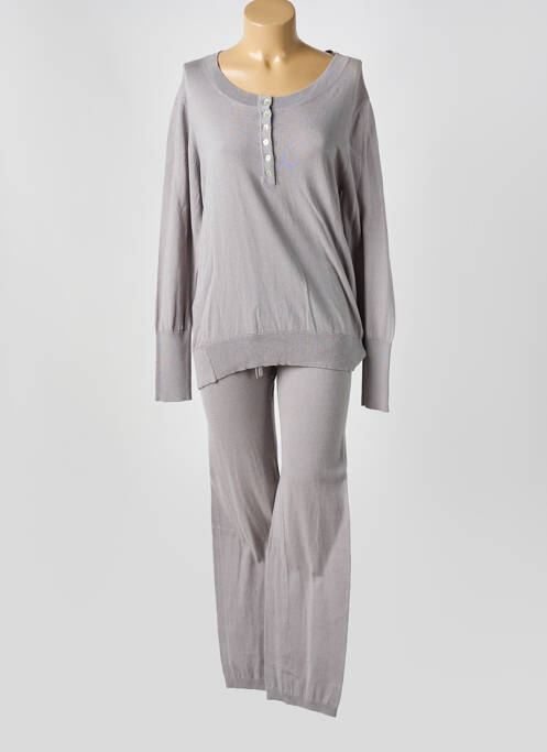 Pyjama gris CANAT pour femme